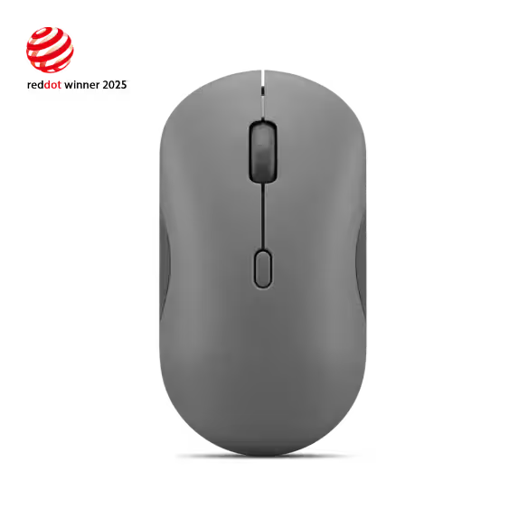 Lenovo 350 Bluetooth Silent Mouse (Luna Grey) – Silent. Smart. Effortlessly Modern.