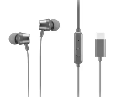 Lenovo 300 USB-C Wired In-Ear Headphone – Compact. Clear. Everyday Convenience.