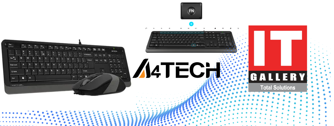 F1010 Multimedia Desktop Set - Complete Productivity Solution with Style