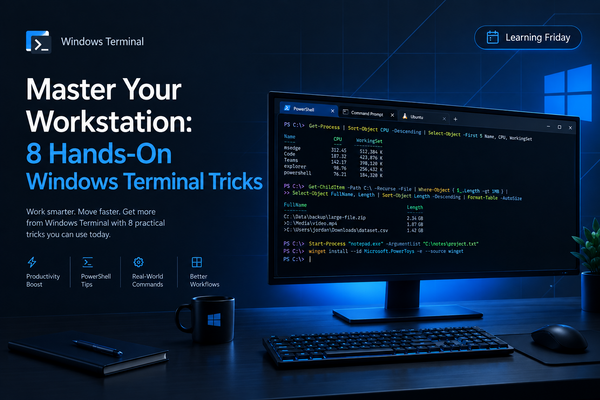 Master Your Workstation: 8 Hands-On Windows Terminal Tricks