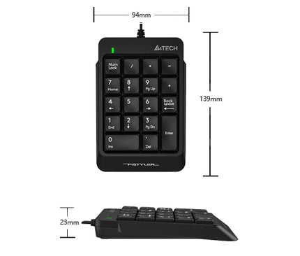 A4TECH FK13P FSTYLER NUMERIC KEYPAD