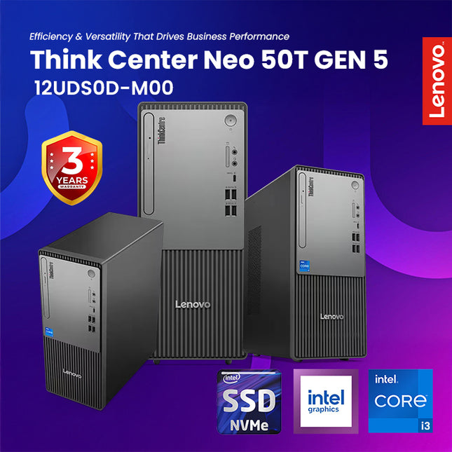 Lenovo ThinkCentre Neo 50T Gen 5 12UDS0D-M00