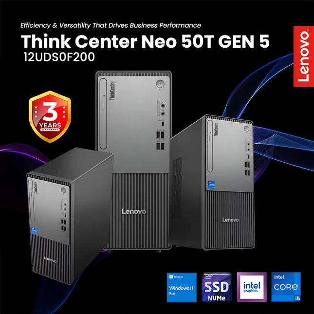 Lenovo ThinkCentre Neo 50T Gen 5 (12UDS0F200)