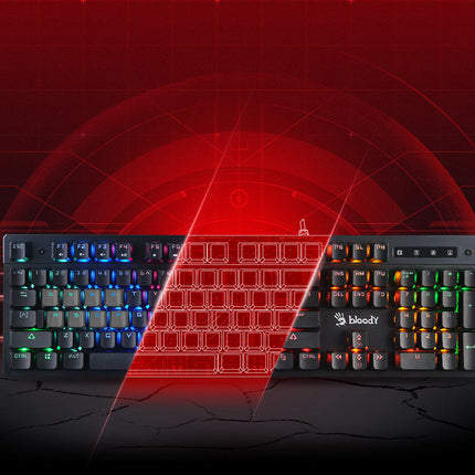 A4TECH Bloody B500N Mecha Like Gaming Keyboard Grey