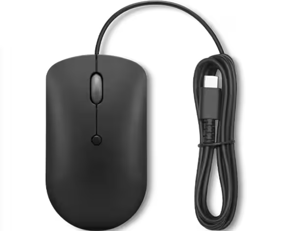 GY51D20875 - Lenovo 400 USB-C Wired Compact Mouse