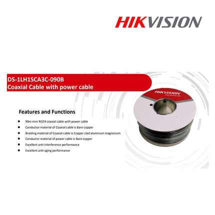 DS-1LH1SCA3C-090B 3 in 1 CCTV Cable