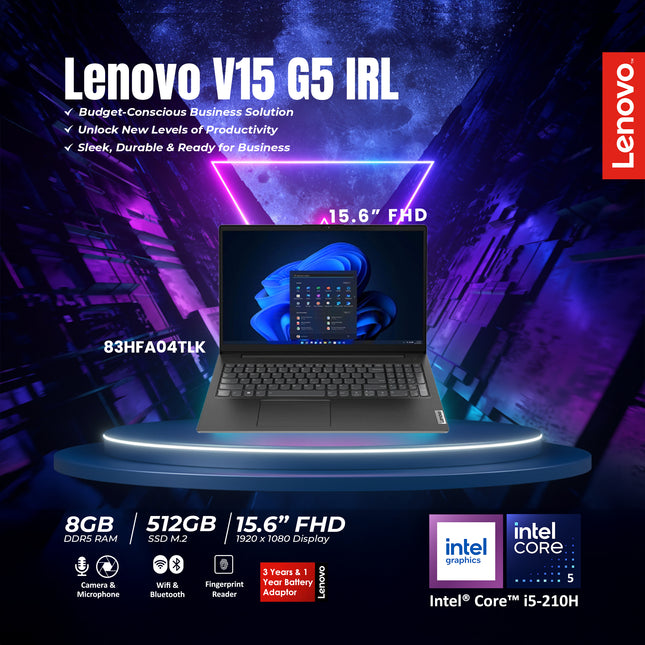 83HFA04TLK - V15 G5 210H I5 8GB 512GB 15.6FHD WIFI BL FR D 47HW DOS