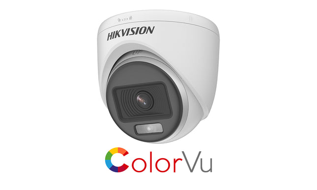 DS-2CE70DF3T-LPFS 2 MP ColorVu Dual-light Indoor Fixed Turret Camera