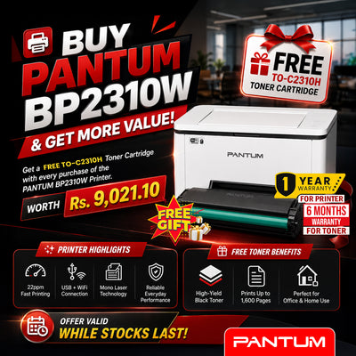 Pantum BP2310W Mono Laser Single-Function Printer (WiFi)