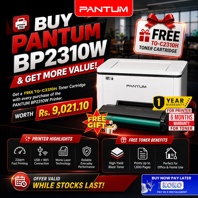 Pantum BP2310W Mono Laser Single-Function Printer (WiFi)