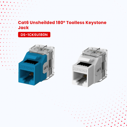 DS-1CK6U180N keystone jack hikvision