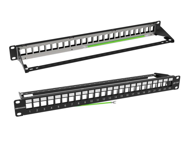 DS-1CP0P24-1U BLACK PATCH PANEL