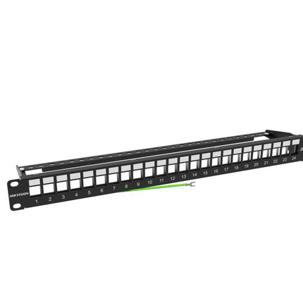 DS-1CP0P24-1U BLACK PATCH PANEL