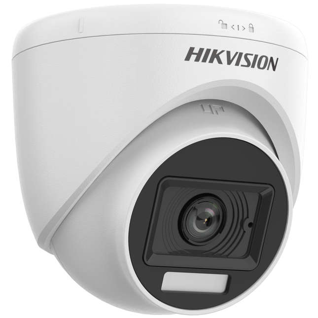 DS-2CE76K0T-LPFS 3K Smart Hybrid Light Audio Indoor Fixed Turret Camera-2Y