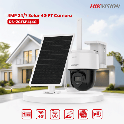 DS-2CFSP4/4G 4MP 24/7 Solar 4G PT Camera-2y