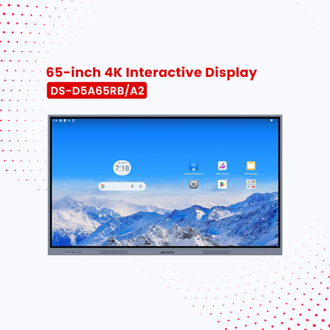 DS-D5A65RB/A2 - 65-inch 4K Interactive Display