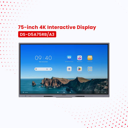 DS-D5A75RB/A3 — 75" 4K Android 14 Interactive Flat Panel