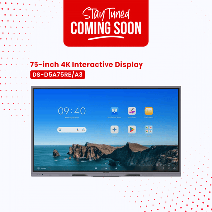 DS-D5A75RB/A3 — 75" 4K Android 14 Interactive Flat Panel
