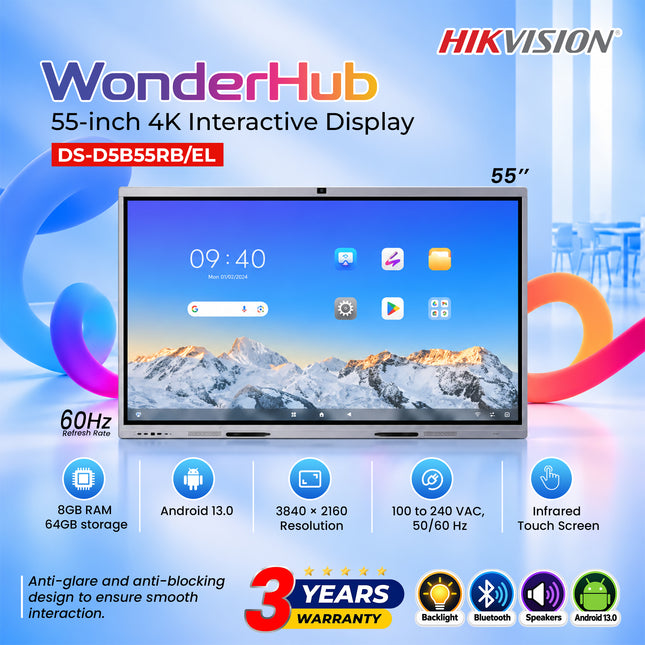 HIKVISION DS-D5B55RB/EL 55-inch 4K Interactive Display