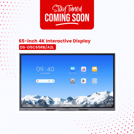 DS-D5C65RB/A2L — 65" 4K Interactive Flat Panel (High End, Wonder AI)