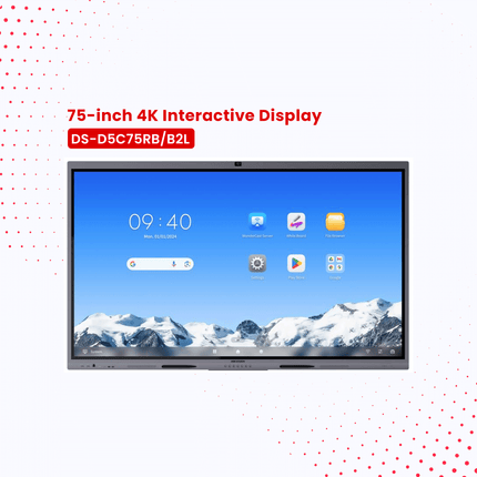 DS-D5C75RB/B2L 75-inch 4K Interactive Display-3y