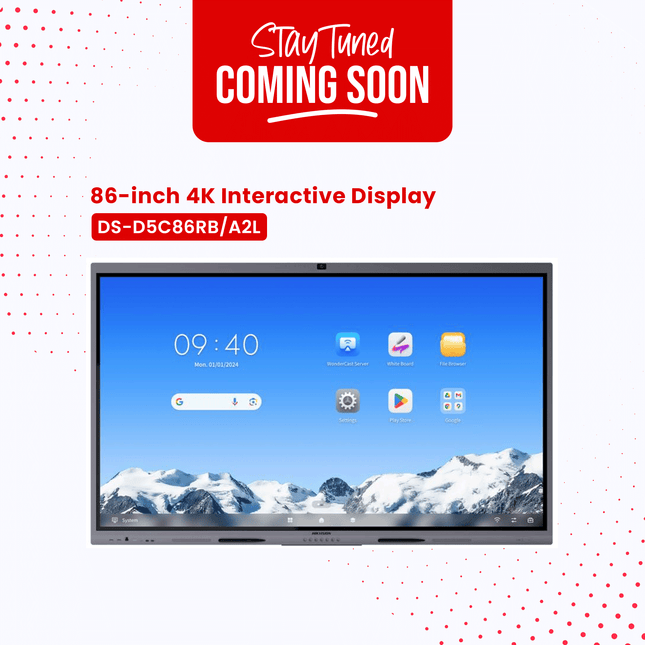 DS-D5C86RB/A2L — 86" 4K Interactive Flat Panel (High End, Wonder AI)