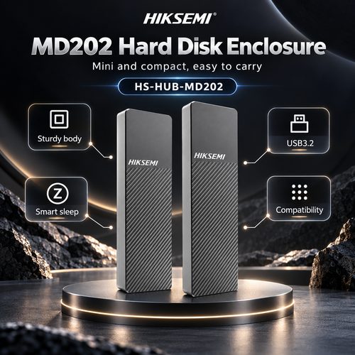 HS-HUB-MD202 Nvme M2 support Encloser -1Y