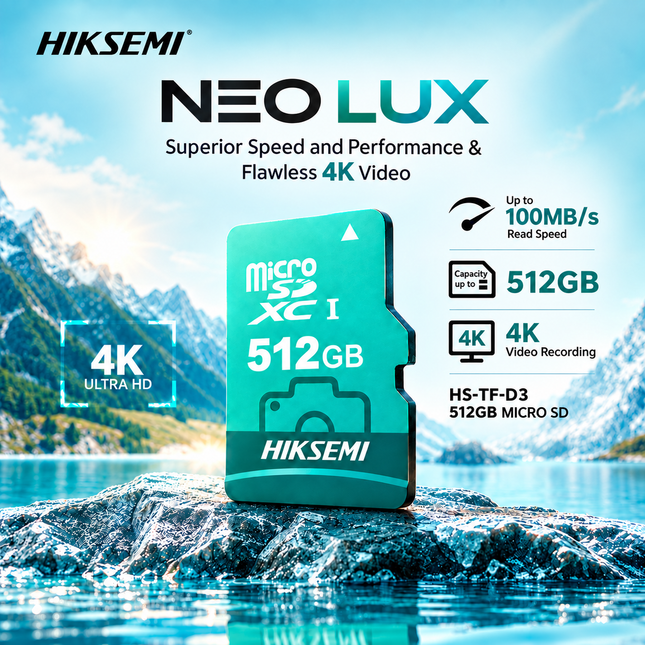 HS-TF-D3 512GB Hikvision MicroSD Card (NEO LUX / WW)