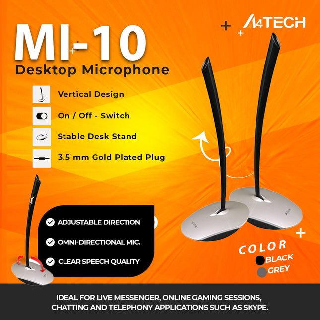 A4Tech MI-10 Microphone Black