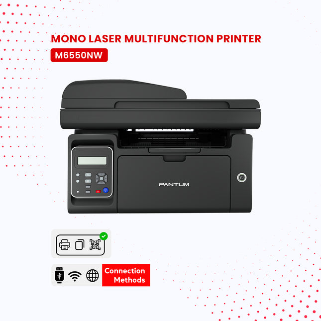 M6550NW 3-in-1 multifunction laser printer