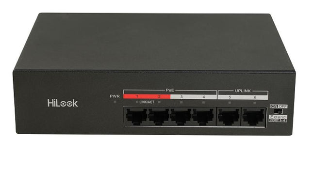 NS-0106MP-35 4 Port Fast Ethernet Unmanaged POE Switch