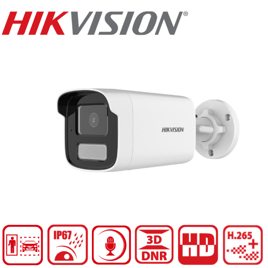DS-2CD1043G2-LIUF/SL 4 MP Smart Hybrid Light Fixed Bullet Network Camera-2Y