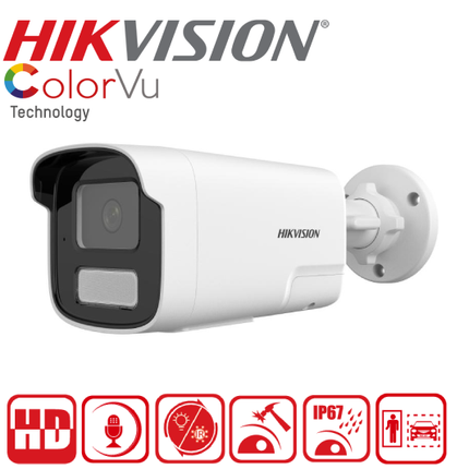 DS-2CD1T63G2-LIUF/SL 6 MP Smart Hybrid Light Fixed Bullet Network Camera-2Y