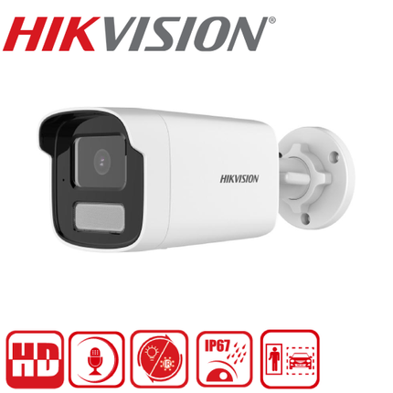DS-2CD1T83G2-LIU 8 MP Smart Hybrid Light Fixed Bullet Network Camera