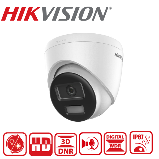 DS-2CD1383G2-LIUF/SL 8 MP Smart Hybrid Light Fixed Turret Network Camera