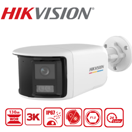 DS-2CE12KF3TP-DLS 3K ColorVu Dual-Lens Fixed Bullet Camera