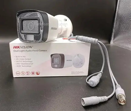 DS-2CE17D0T-LFS 2MP Smart Hybrid Light Audio Fixed Bullet Camera-2Y