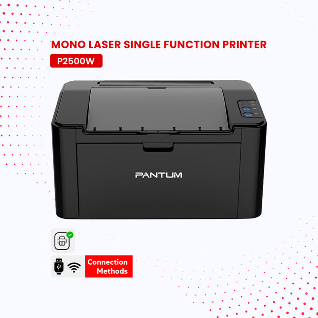 P2500W Mono laser single function printer