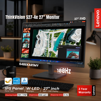 64BEKAR1MY LENOVO THINKVISION MONITOR S27-4e