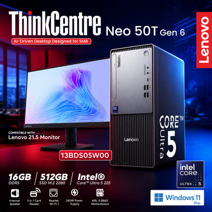 Lenovo ThinkCentre Neo 50T Gen 6 (13BDS05W00)