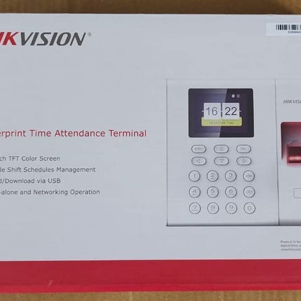 DS-K1A8503EF-B Value Series Fingerprint Time Attendance Terminal