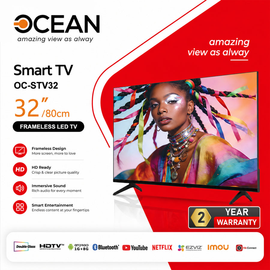 Ocean 32-inch Android 14 Smart TV